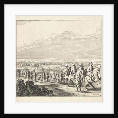 Exodus from the Spanish army from Maastricht, 1632 (plate 2) by Claes Jansz. Visscher II