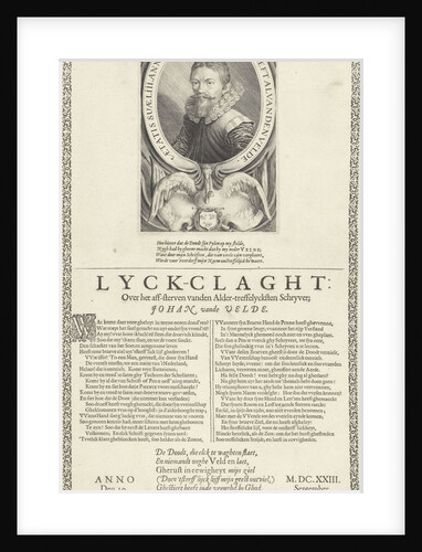 Portrait of Jan van de Velde I by Arbeyd om rust