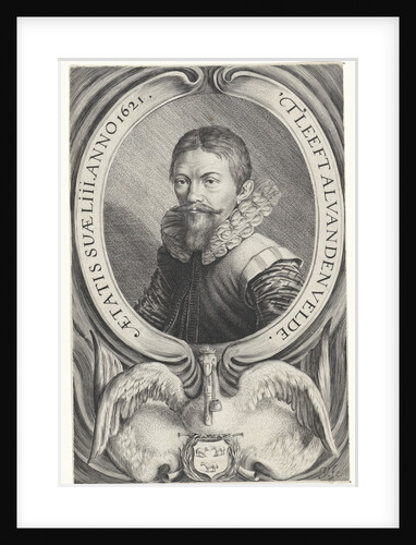 Portrait of Jan van de Velde I by Jan van de Velde II