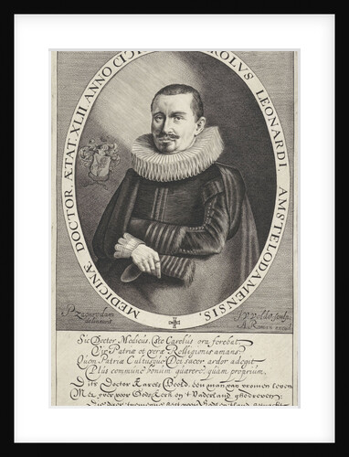 Portrait of Carolus Leonardi by Adriaen Roman I