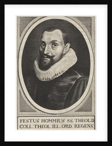 Portrait of Festus Hommius by Andries Clouck