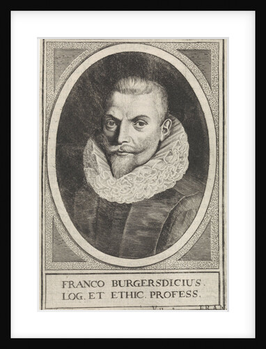 Portrait of Franco Petri Burgersdijck, professor at Leiden by Workshop of de Passe