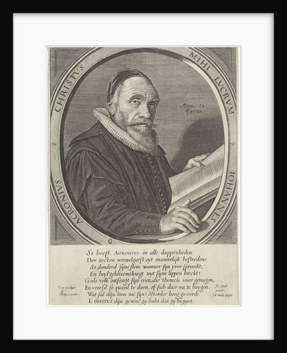 Portrait of John Acronius by Pieter de Molijn