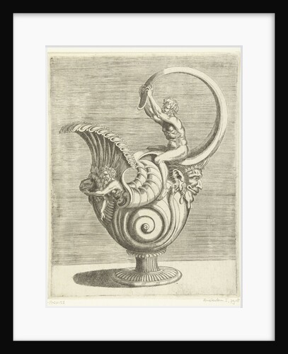 Jug in the form of a snail shell by Hieronymus Cock