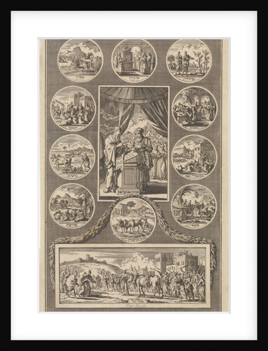 Moses and Aaron with the tablets of the law by Jacobus Borstius