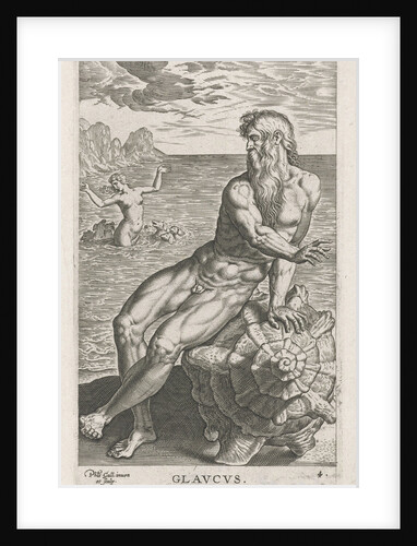 Sea God Glaucus by Philips Galle