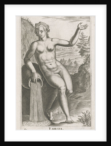 Water Nymph Largia by Philips Galle