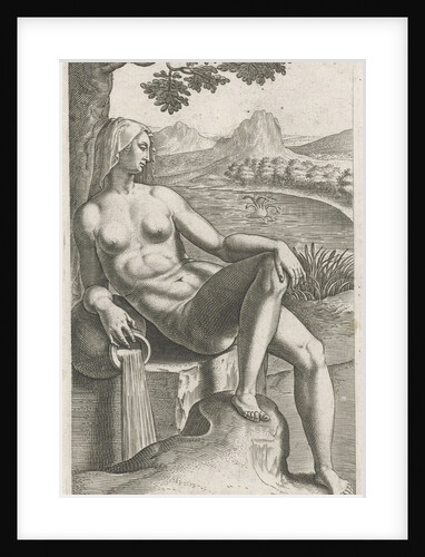 Water Nymph Lerna by Philips Galle