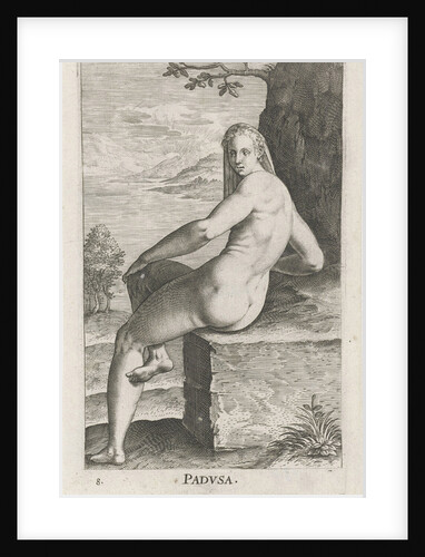 Water Nymph Padusa by Philips Galle