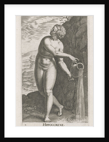 Water Nymph Hippoccrene by Philips Galle