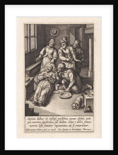 Ignatius Loyola in Ecstasy by Hieronymus Wierix