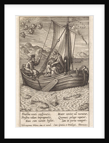 Flight to Egypt by boat by Piermans