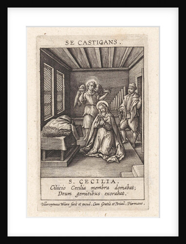 Virtue of those who chastise themselves by Hieronymus Wierix