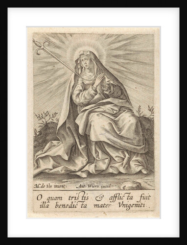 Mary as Mater Dolorosa by Antonie Wierix III