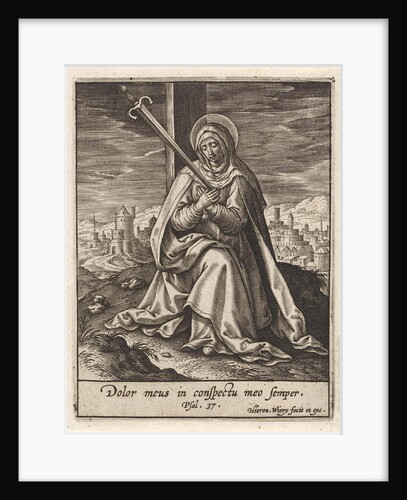 Mary as Mater Dolorosa by Hieronymus Wierix