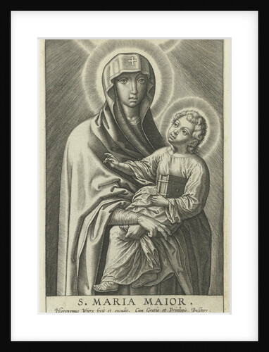 Mary with the Christ Child by Hieronymus Wierix