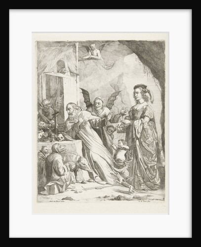 The Temptation of Saint Anthony by Guillaume Duvivier