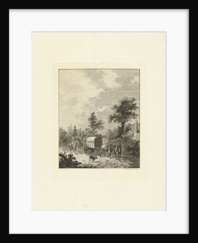 A group of soldiers on horseback by Joannes Bemme