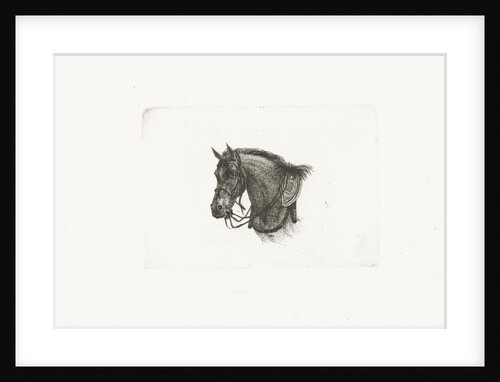 Horse Head in slightly bent position to the left by Dirk Langendijk