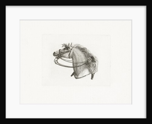 Raised horse head left by Dirk Langendijk