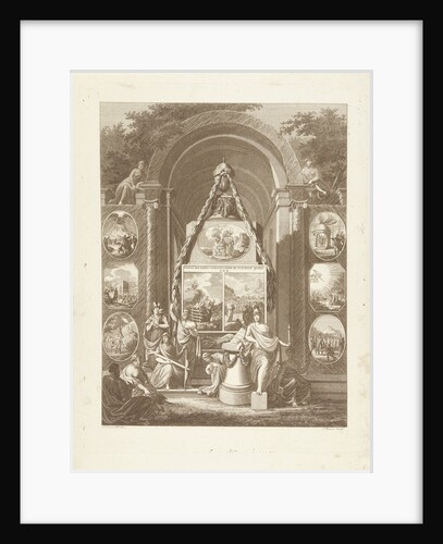 Temple of manners depicting the duties to God by Joannes Bemme