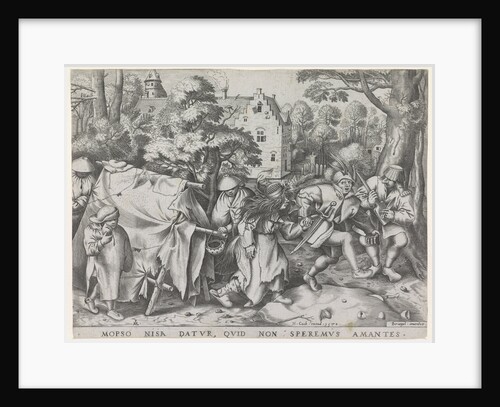 Dirty bride or wedding of Mopsus and Nisa by Hieronymus Cock