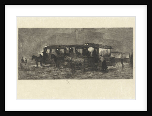 Square at night by Willem Steelink II