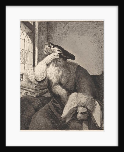 Old man at the window by Rembrandt Harmensz. van Rijn