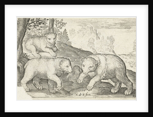 Three Bears by Nicolaes de Bruyn