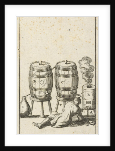 Distiller with two barrels by Jan Claesz ten Hoorn