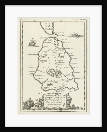 Map of Ceylon by Jordaan Luchtmans