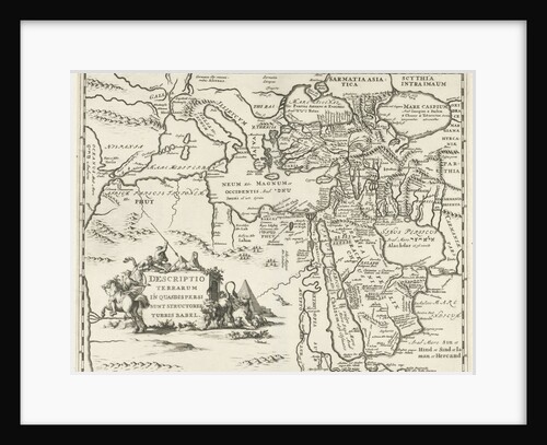 Map of the Persian Empire by Jordaan Luchtmans