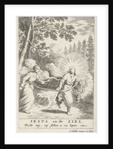 Christ and the personified soul by Jan Luyken