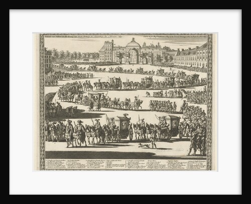 Entry of King William III, The Hague by Carel Allard