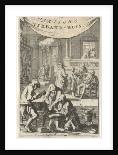 Patients in an infirmary by Jan Claesz ten Hoorn