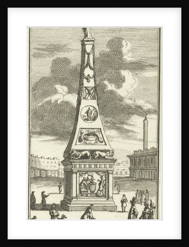 Obelisk with the statue of Mary II Stuart by Barent Beeck