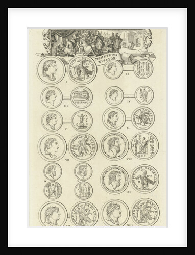 King Demetrius II Nicator taking away the sign of dignity from the imprisoned Alexander Theopater by Jan Luyken