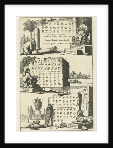 Syrian, Egyptian and Phoenician alphabet, Egypt by Wilhelmus Goeree I