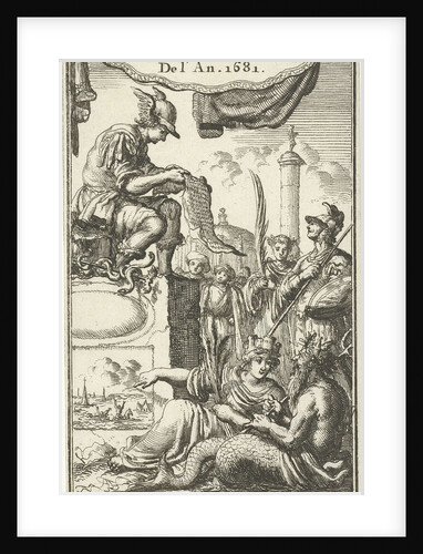 Mercury reads a document by Dirk Boom