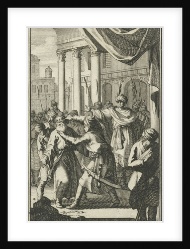 Cruelty of shah Sefi, which shows a young man cut off his father's ears and nose by Charles Angot