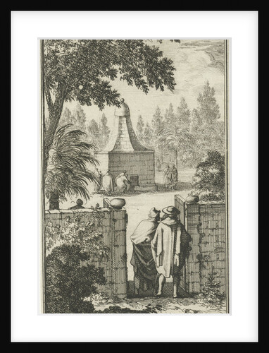 Tomb of St. George, the gatekeeper to Damascus by Charles Angot