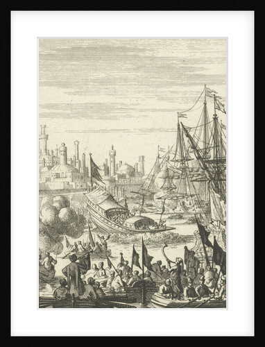 Turkish galley is launched by Charles Angot