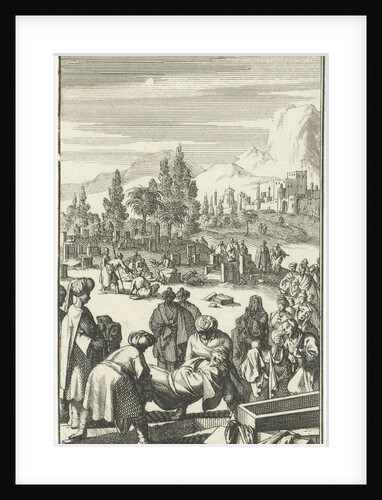 Turkish funeral by Charles Angot