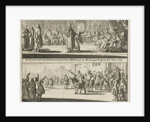 William and Mary proclaimed King and Queen of England, 1689 by Jurriaen van Poolsum