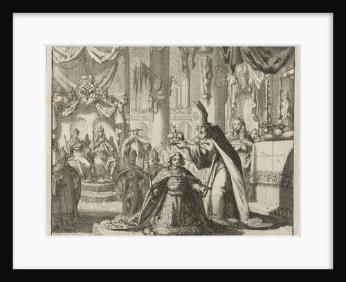 Coronation of Joseph I King of Hungary, 1687 by Jurriaen van Poolsum