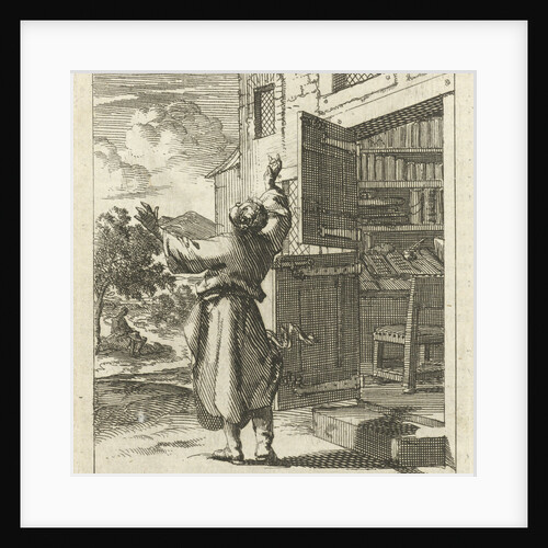 Man has left his study to see beyond the sky by Pieter Arentsz II