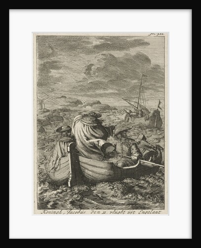 Flight of King James II, 1688 by Jan Claesz ten Hoorn