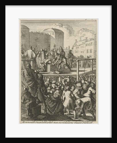 Beheading of the Duke of Monmouth by Jan Claesz ten Hoorn