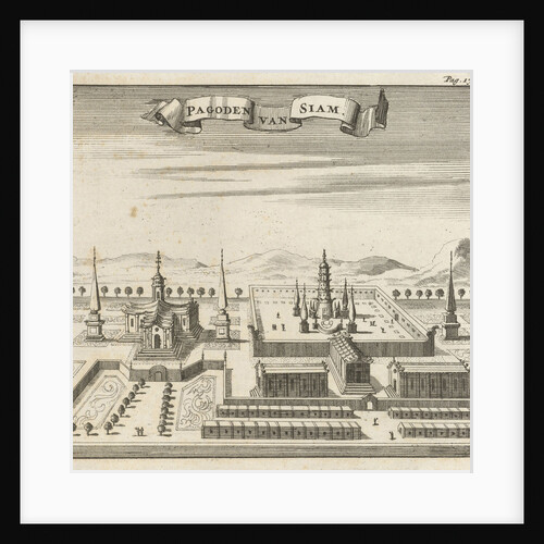 Pagodas in Siam (Thailand) by Aart Dircksz Oossaan