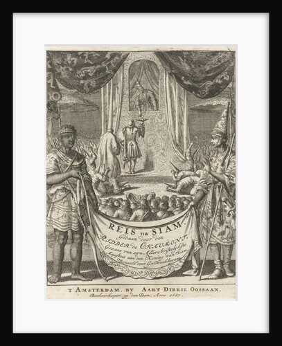 Envoy in an audience with the King of Siam (Thailand) by Aart Dircksz Oossaan